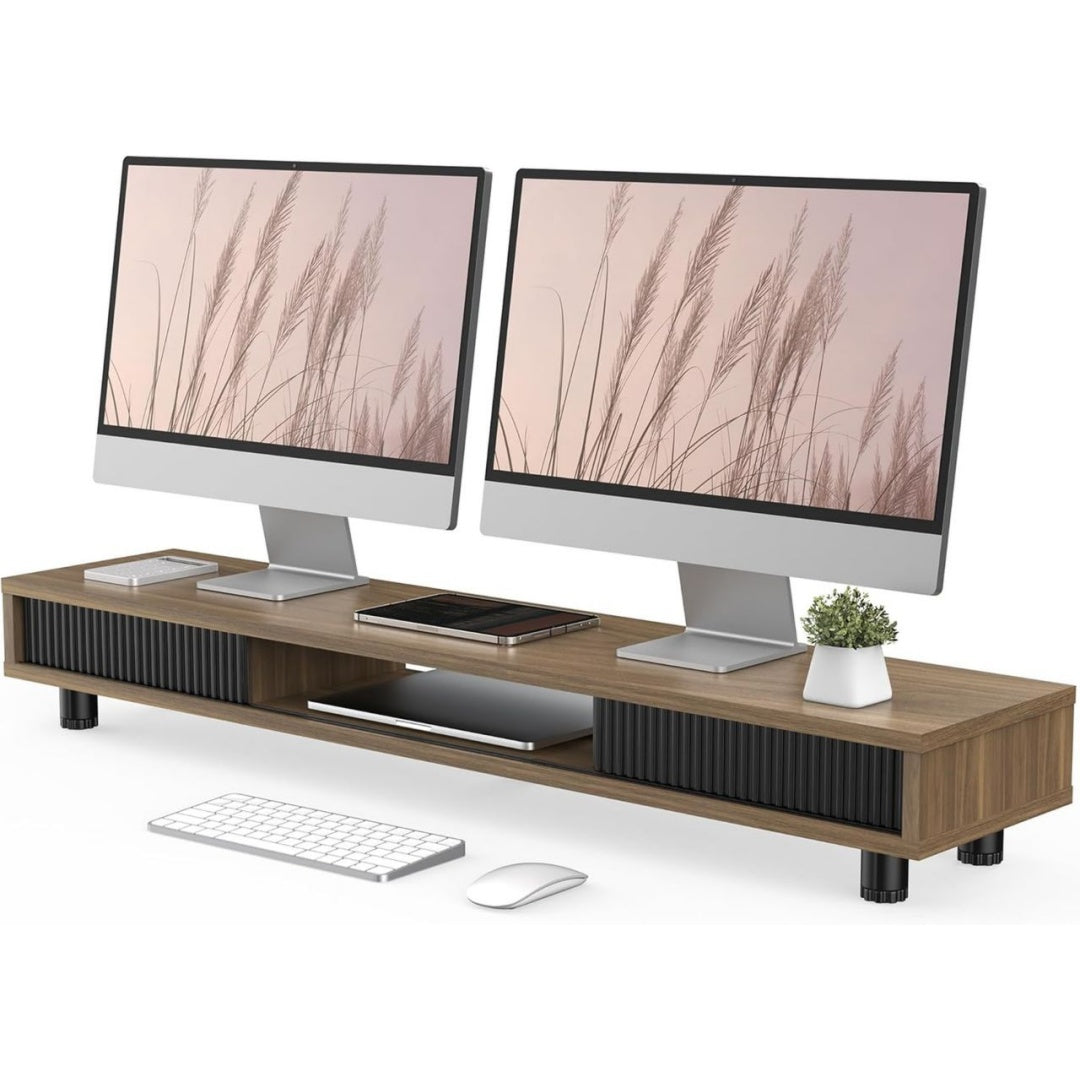 Ergonomisches Monitorstaender aus Aluminium fuer das Arbeitszimmer