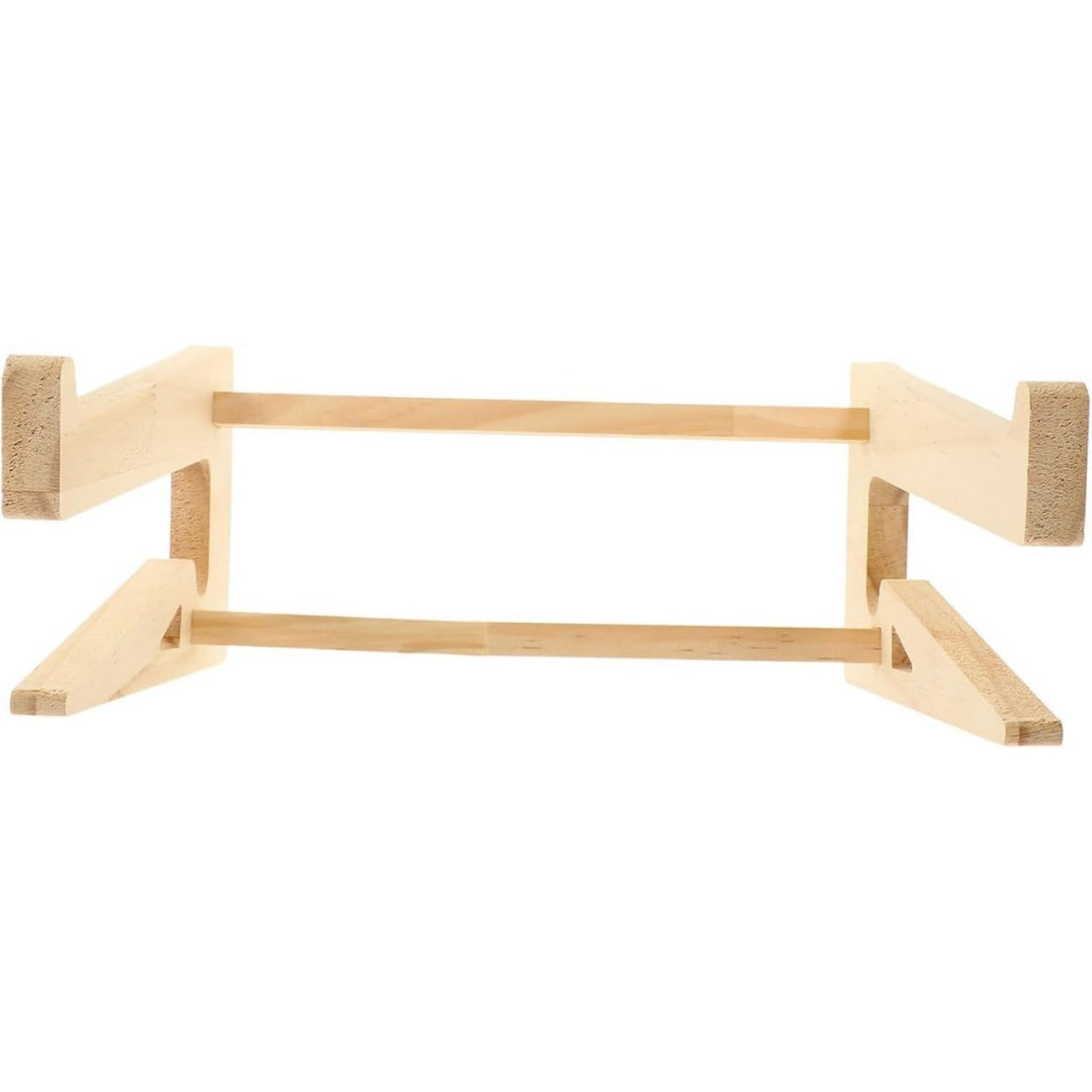 Glaenzendes Schreibtisch aus Holz fuer das Buero